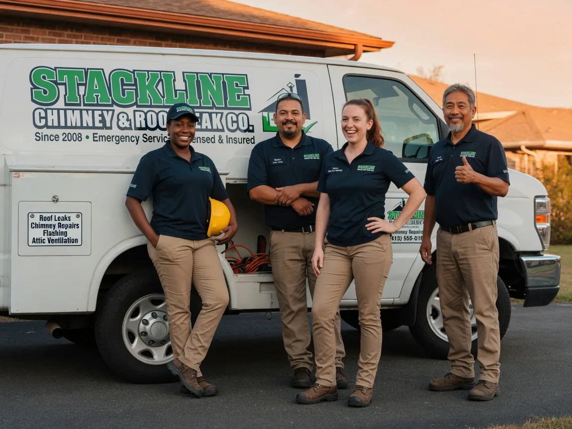 Chimney flashing repair company in Church Point, LA